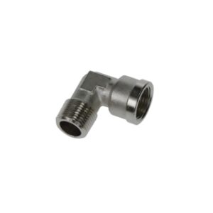 0913 00 10 Equal F Stud Elbow 1/8 BSPP-M: Reliable Brass Hydraulic Fitting