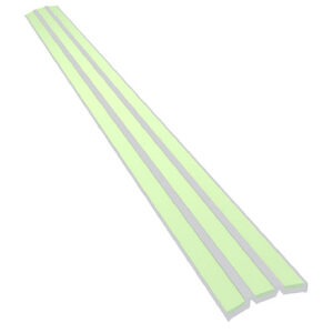ECOGLO 0.6" wide Aluminum Handrail Strips ILUM-H3001-36