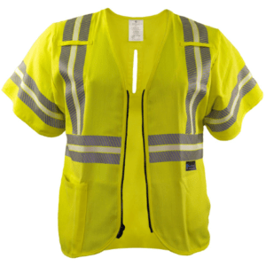 Photoluminescent Class 3 FR Hi Vis Yellow Vest 172-02-70-1