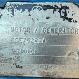 General Electric Motor / Generator 752 Series Traction Motor - 5GE752R7A